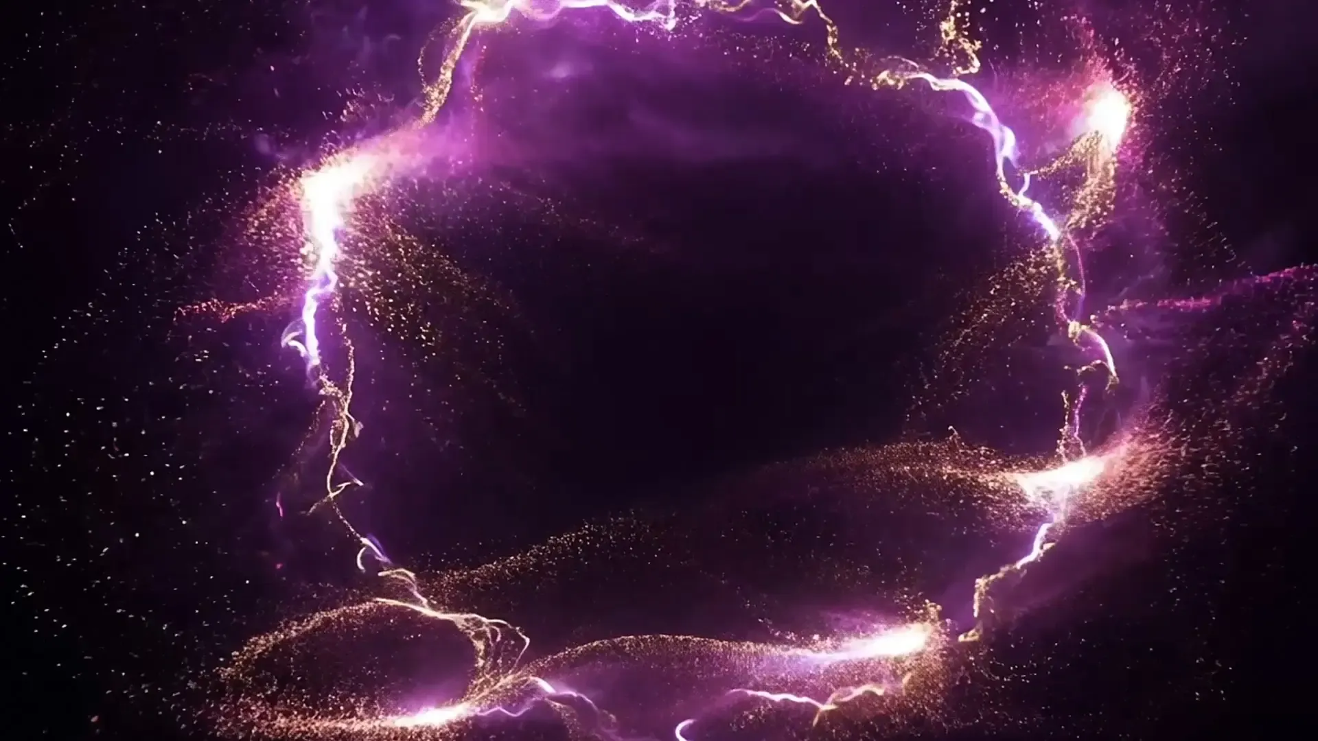 Energetic Purple Plasma Overlay for Logo Animation